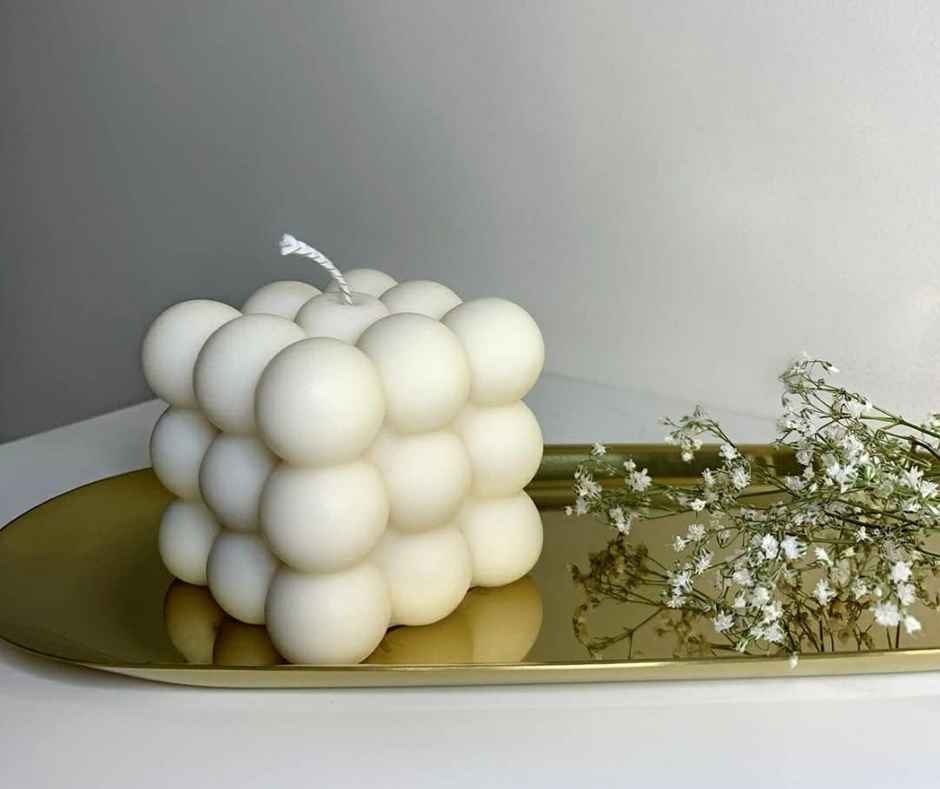 Hola Candles Big Bubble Candle - Assorted Colours | Citrus Sage Infinite